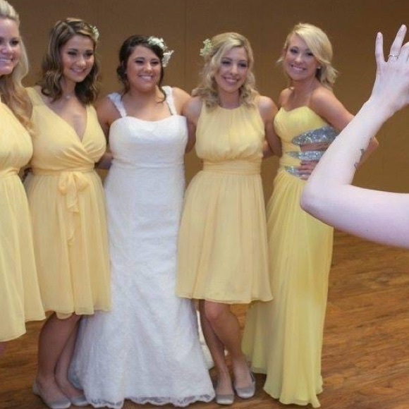 Canary Yellow Faviana Designer Dress - Picture 13 of 16